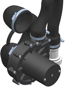 CONVERSION KIT for Electric SILENT DELUXE/LUXURY Toilets 12v./24v.